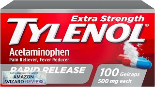 Tylenol Extra Strength Acetaminophen Rapid Release Gels Pain Reliever amp Fever Reducer Review [upl. by Laet927]