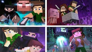 Through The Night The Complete Minecraft Music Video Series [upl. by Introc]