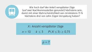 Binomialverteilung – Parameter p bestimmen einfach erklärt  sofatutor [upl. by Neruat]