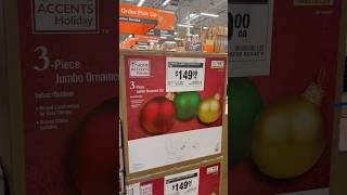 SATISFYING HOME DEPOT XMAS DECOR christmasdecor homedepot holidaywithyoutube shop christmas [upl. by Anawek63]