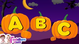 Halloween ABC Song  Halloween Alphabet Song for Kids  Toddlers Town [upl. by Oman]