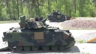 Closeup of M2 Bradley Firing HD [upl. by Mas]