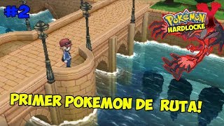 POKÉMON Y HARDLOCKE 2  PRIMER POKÉMON DE RUTA DAVIDPETIT [upl. by Woothen]