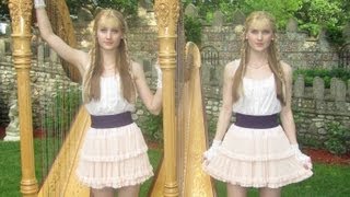 SCARBOROUGH FAIR  Harp Twins [upl. by Notnelc]