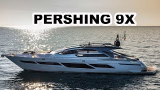 Pershing 9X  Fort Lauderdale Boat Show  Boat Shopping [upl. by Simons]