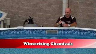 Winterizing PART 1  How to close a swimming pool for the winter [upl. by Airalednac]