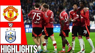 Manchester United vs Huddersfield Town  All Goals amp Highlights  BSM Trophy  121124 [upl. by Nnaecarg305]