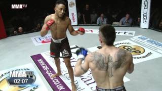 BCMMA 18 Joe Harding brutally knocked out while showboating vs Johan Sega [upl. by Hnad]