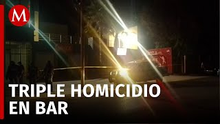 Asesinan a 3 personas en bar de Hidalgo los delincuentes dispararon más de 50 tiros [upl. by Remle]