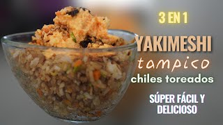 CÓMO HACER YAKIMESHI  PASO A PASO  RÁPIDO Y SENCILLO 3 EN 1 [upl. by Roma498]