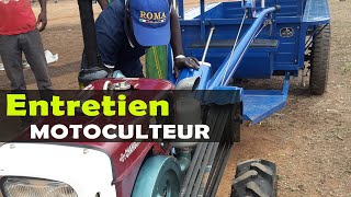 Nouveau MOTOCULTEUR pour une coopérative agricole au TOGO Matériels Agricoles [upl. by Nolyak576]