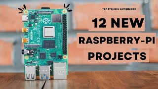 12 NEW Raspberry Pi Projects you must try [upl. by Ehc]