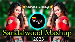 Sandalwood Mashup 2023  Kannada Mashup  Kannada Dj Song  Dj Mj [upl. by Annehcu]