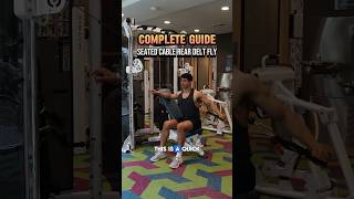 How to seated cable rear delt fly Grow massive rear delts with this reardeltoidexercises [upl. by Klarrisa]