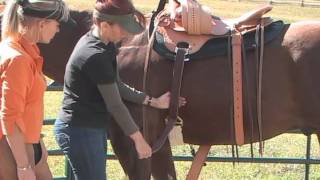 Parelli SaddlesSaddling With Savvy WESTERN SADDLE [upl. by Assil964]