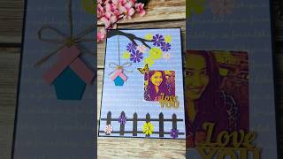 Scrapbook For Best Friends Birthday 💜shorts scrapbooking diy [upl. by Leiru]