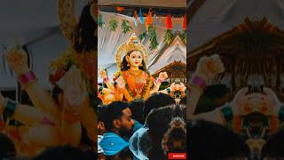 Jagtial Durga matha Agaman jagtial durga durgapuja navaratri ytshorts shorts trending [upl. by Doralin]