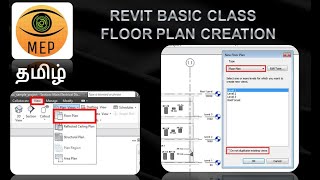 REVIT MEP TUTORIAL IN TAMIL CREATE NEW FLOOR PLAN [upl. by Aisan72]