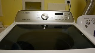 Samsung Top Load Washing Machine Demo  New Owners  WA47CG3500AW [upl. by Tobey481]