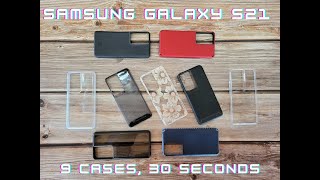 Samsung Galaxy S21 Ultra Cases 30Second Reviews [upl. by Ellehcar]