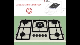 Dicas de Instalação Cooktop Fischer [upl. by Illil441]