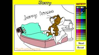 Tom and Jerry Coloring Pages  Tom and Jerry Games Online [upl. by Atnomed]