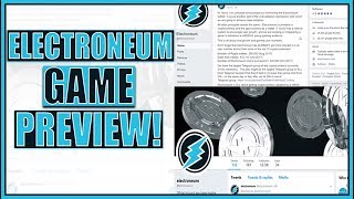 Electroneum Game Preview First Look [upl. by Green336]