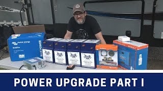 RV Solar Upgrade Part 1 Battle Born Lithium Batteries amp PDI Converter Install [upl. by Rocco]