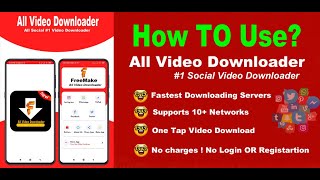 FreeMake Video Downloader  How to use FreeMake to Download Videos [upl. by Joachima239]