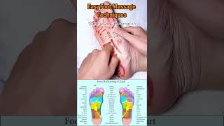 Easy Foot Massage Techniques footmassage reflexology fatiguerelief sleepimprovement [upl. by Dorcea]