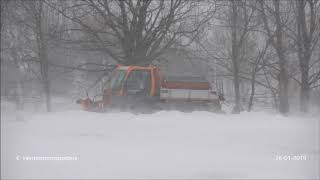 Schneesturm bei Wien 26012019 Blizzard conditions [upl. by Ezaria]