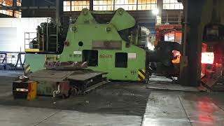 2500 T amp 30 T SMS Hasenclever Press Forging Open Die Hydraulic MA1624 [upl. by Aerdnuahs]