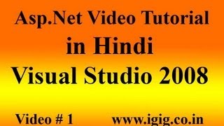 AspNet Part 1  For beginners aspnet tutorial aspnet tutorial for beginners visual studio 2008 [upl. by Golliner]