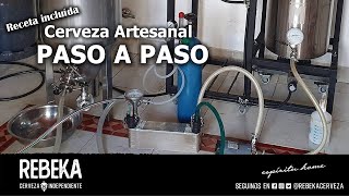 Cómo hacer Cerveza Artesanal paso a paso  Cocción completa Hoppy Lager [upl. by Bihas]