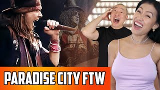 Guns N Roses  Paradise City Reaction  Her 1st Time [upl. by Nagear]