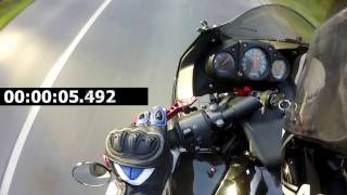 Kawasaki Ninja 250R acceleration 0100 [upl. by Attena]