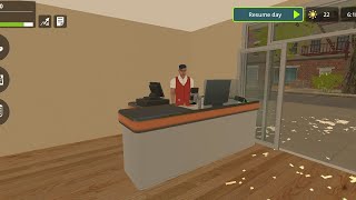 Hire New Cashire In City Shop Simulator  The Sk Gamerz [upl. by Niawtna]