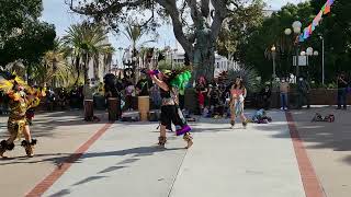 Chimalli  Aztec Danceat Placita Olvera 2022 [upl. by Olympia]