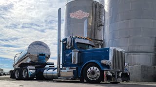 OLDENKAMP TRUCKING AT WEST LEPRINO FOODS PLANT LEMOORECA [upl. by Ymac411]