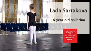 Lada Sartakova  6yearold ballerina new little ballet star Pique tours [upl. by Shawnee]