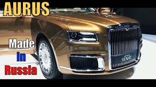 AURUS  Review of premium Russianmade cars [upl. by Nerra]