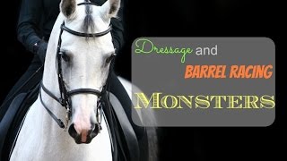 Barrel racing and dressage horse riding music video  Monsters [upl. by Joub]