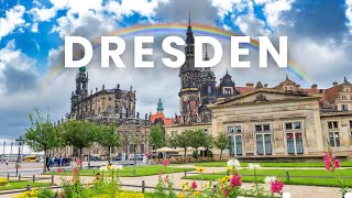 Impressive Walk in Dresden Germany See the famous Shopping Mile and all Historical Hotspots  4k60 [upl. by Nadnarb]