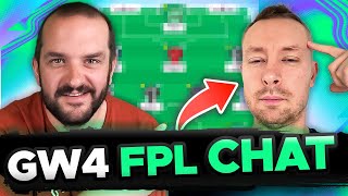 FPL TEAM CHAT FOR GAMEWEEK 4 WITH LUKE 🙌  Fantasy Premier League Tips 202425 [upl. by Kanya]