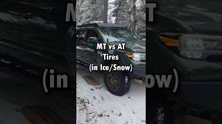 Mud Terrain Tires VS All Terrain Which is Better in IceSnow [upl. by Neuburger]