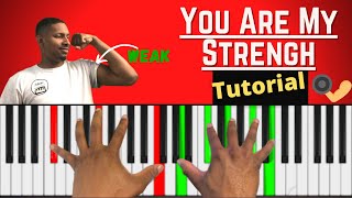 You are my strength piano tutorial WilliamMurphy pianolesson [upl. by Asit]