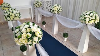 Como Montar um Corredor de Cerimônia Simples Decoração Casamento Como Fazer e Decorar [upl. by Rosabel675]