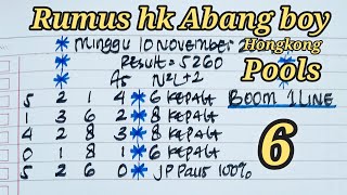 PREDIKSI HK POOLS 10 NOVEMBER 2024BOCORAN ANGKA KEPALA EKOR TOGEL HONGKONGANGKA TOGEL HK HARI INI [upl. by Tihom]