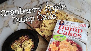 Cranberry Apple Dump Cake  Cathy Mitchell Dump Cakes and More [upl. by Alick]