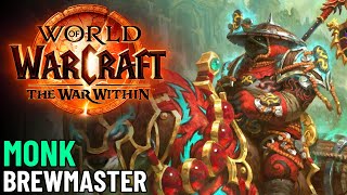 Brewmaster Monk Gameplay Livestream  Mythic Dungeons Raid Gear Grinding  WoW The War Within [upl. by Larochelle]